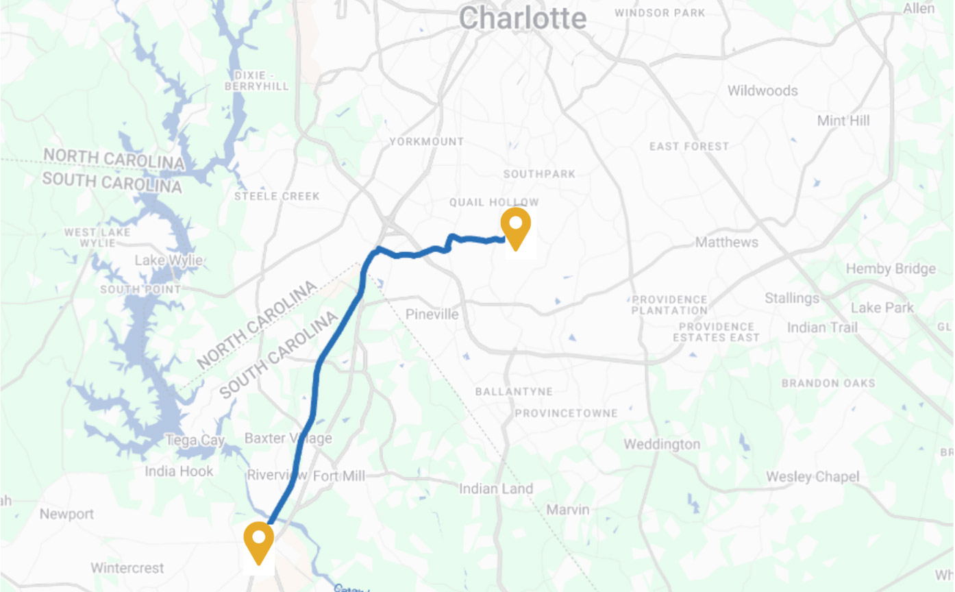 Rock Hill Map